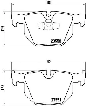 Brake Pad Set, disc brake (P 06 039)