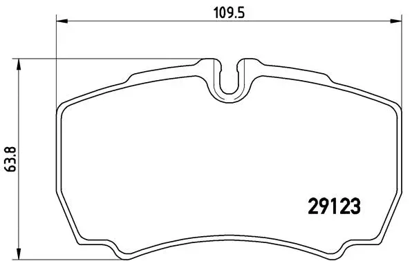 Brake Pad Set, disc brake (P 24 084)