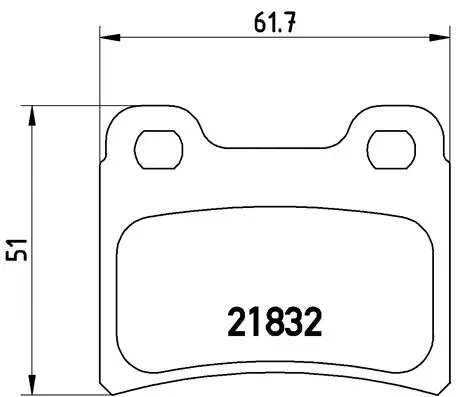 Brake Pad Set, disc brake (P 24 030)
