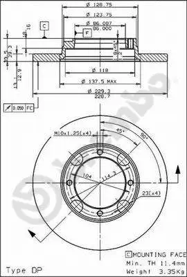 Brake Disc (08.4974.10)
