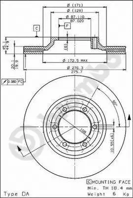 Brake Disc (09.5633.10)
