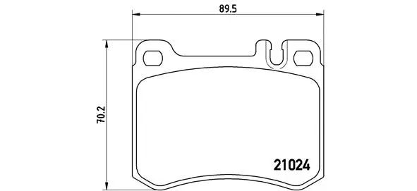 Brake Pad Set, disc brake (P 50 014)