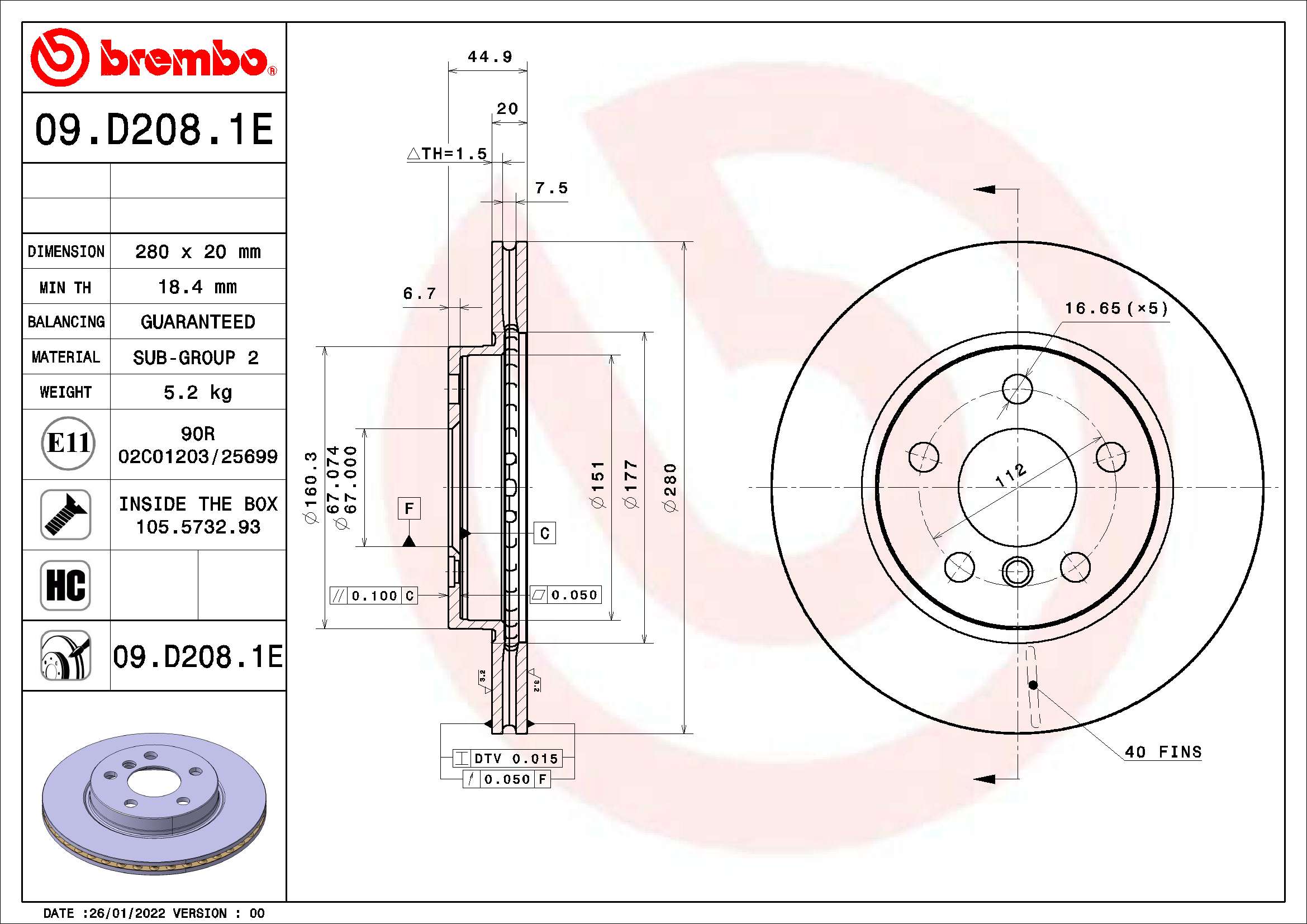 Brake Kit, disc brake