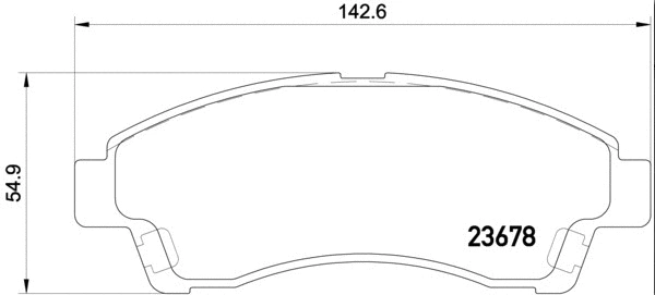 Brake Pad Set, disc brake (P 24 149)