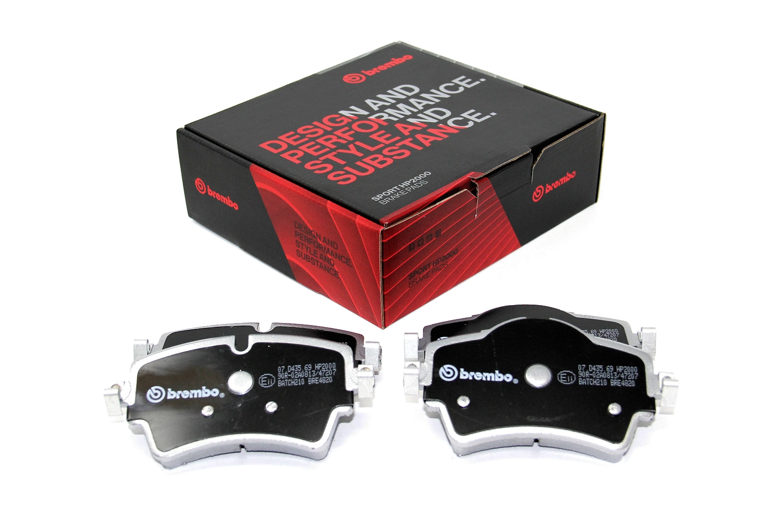 High Performance Brake Pad Set (07.D435.69)