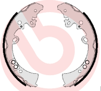 Brake Shoe Set (S 83 550)