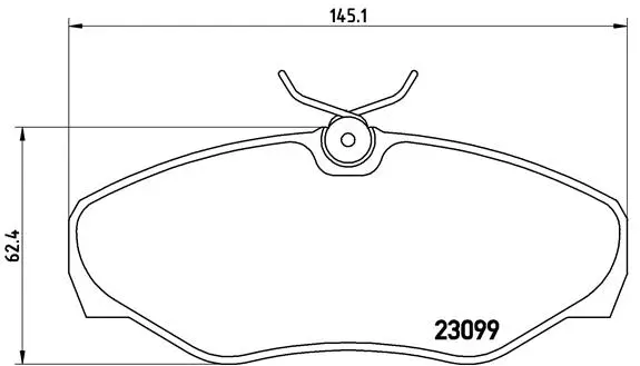 Brake Pad Set, disc brake (P 56 061)