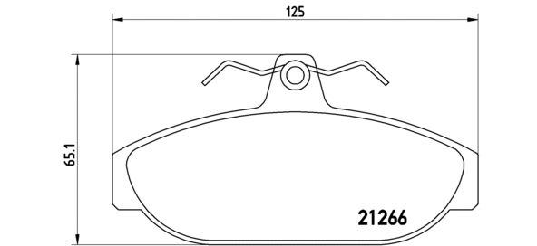 Brake Pad Set, disc brake (P 86 005)