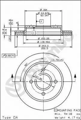 Brake Disc (09.5708.75)