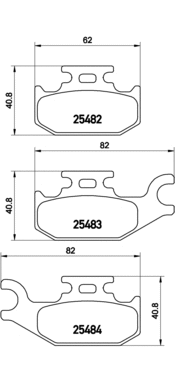 Brake Pad Set, disc brake (P 68 056)