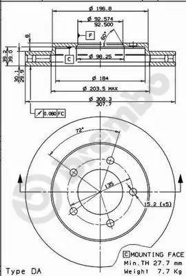 Brake Disc (09.7653.10)