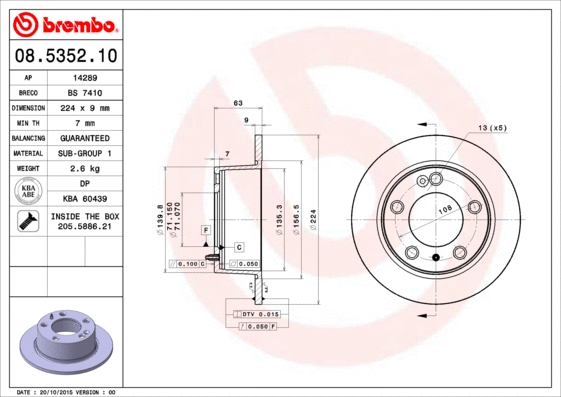 Brake Disc (08.5352.10)