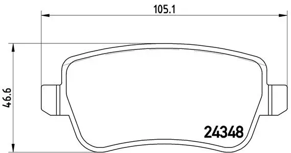 Brake Pad Set, disc brake (P 23 101)