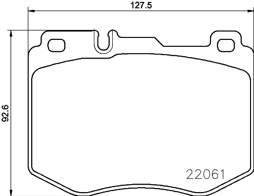 Brake Pad Set, disc brake (P 50 120)