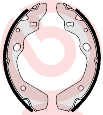 Brake Shoe Set (S 49 504)