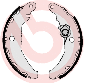 Brake Shoe Set (S 24 510)