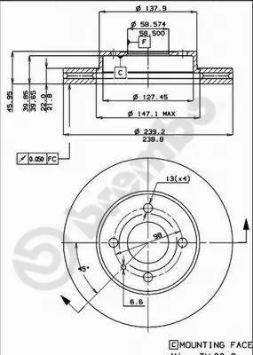 Brake Disc (09.3140.10)