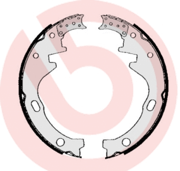 Brake Shoe Set (S 56 521)