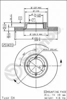 Brake Disc (09.6709.10)