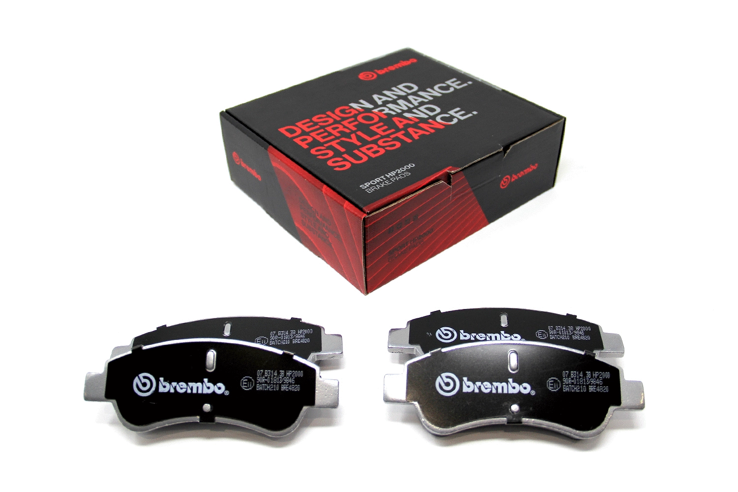 High Performance Brake Pad Set (07.B314.38)