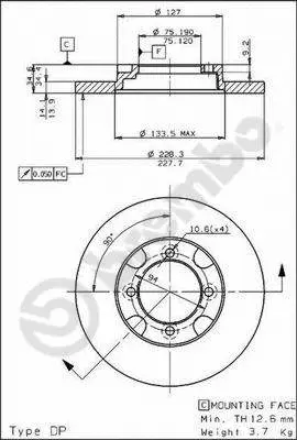 Brake Disc (08.5356.10)