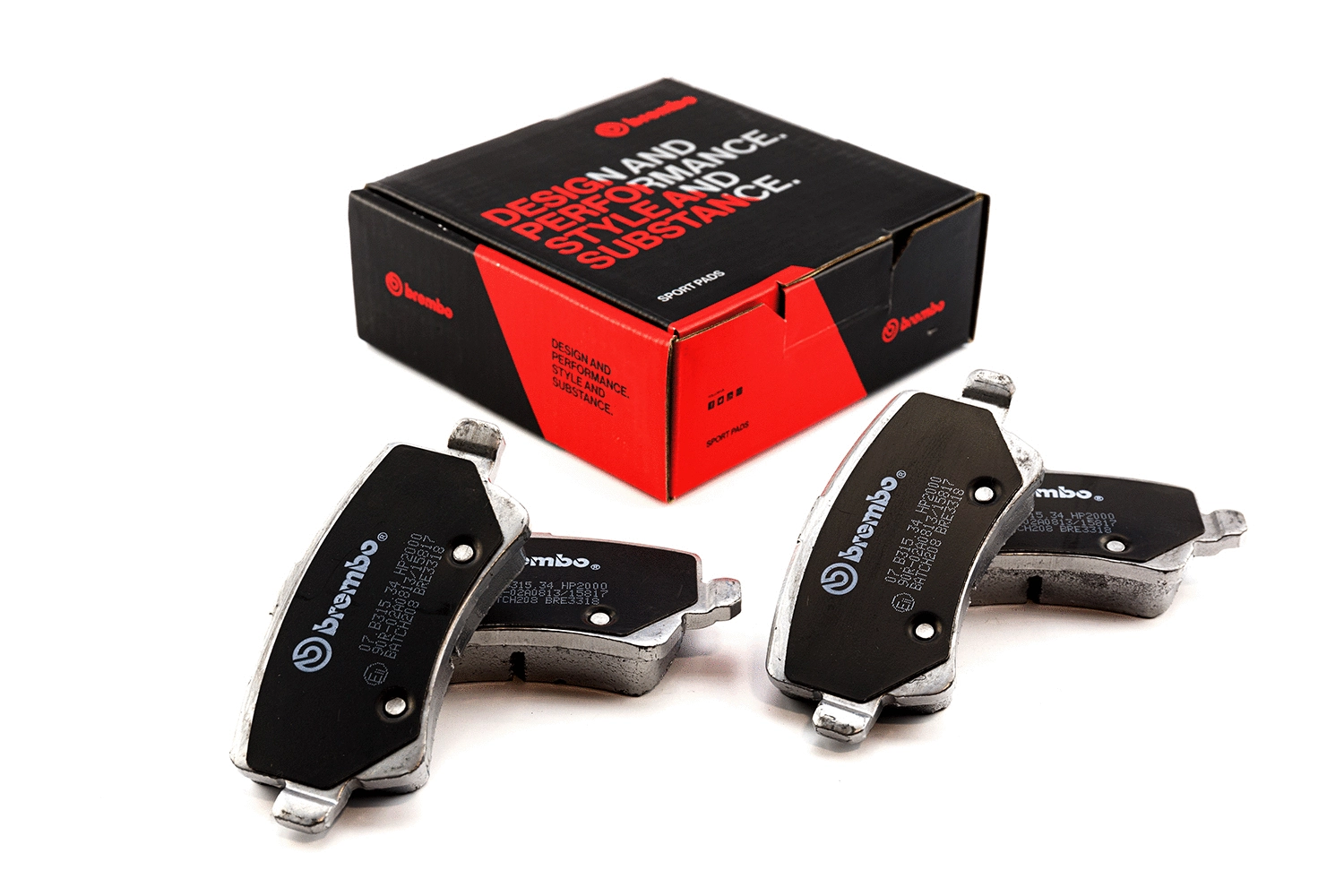 High Performance Brake Pad Set (07.B315.34)