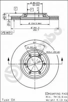 Brake Disc (09.5705.10)