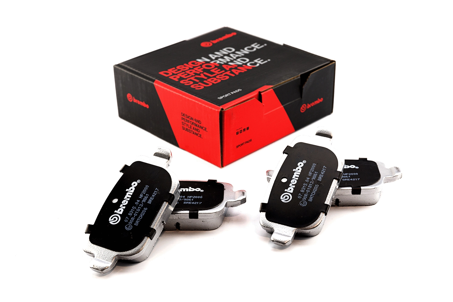 High Performance Brake Pad Set (07.B315.04)