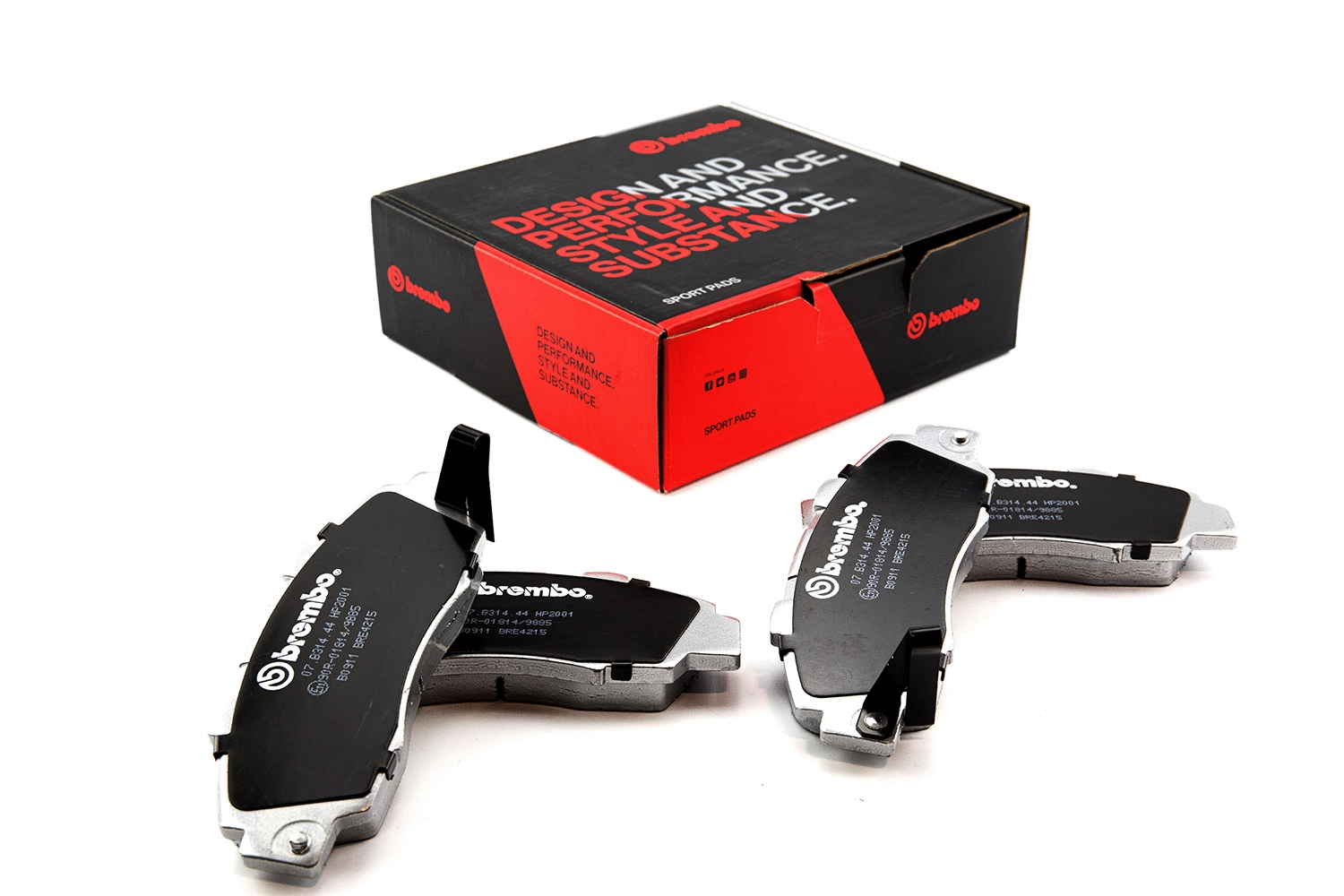 High Performance Brake Pad Set (07.B314.44)