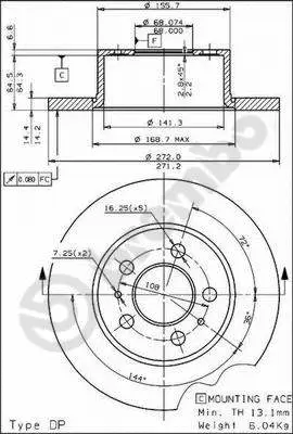 Brake Disc (08.2473.10)
