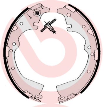 Brake Shoe Set (S 83 511)