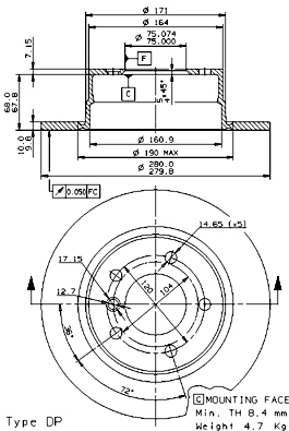 Brake Disc (08.9859.80)