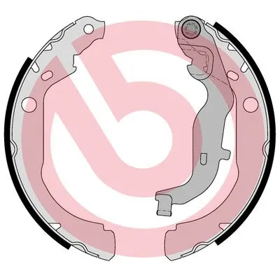 Brake Shoe Set (S 68 549)