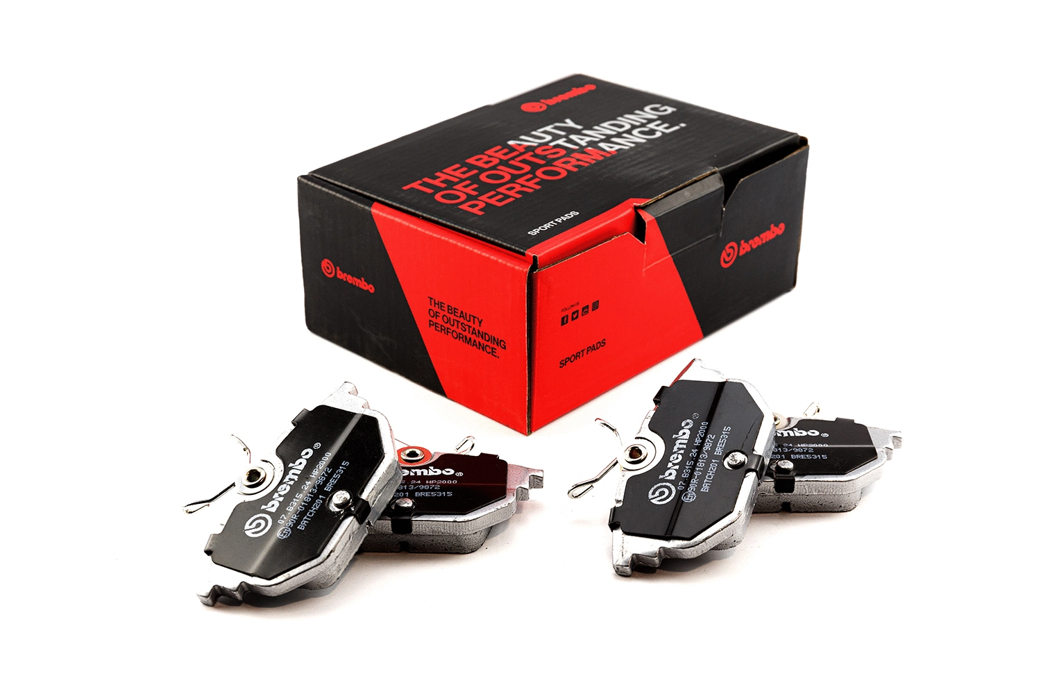 High Performance Brake Pad Set (07.B315.24)