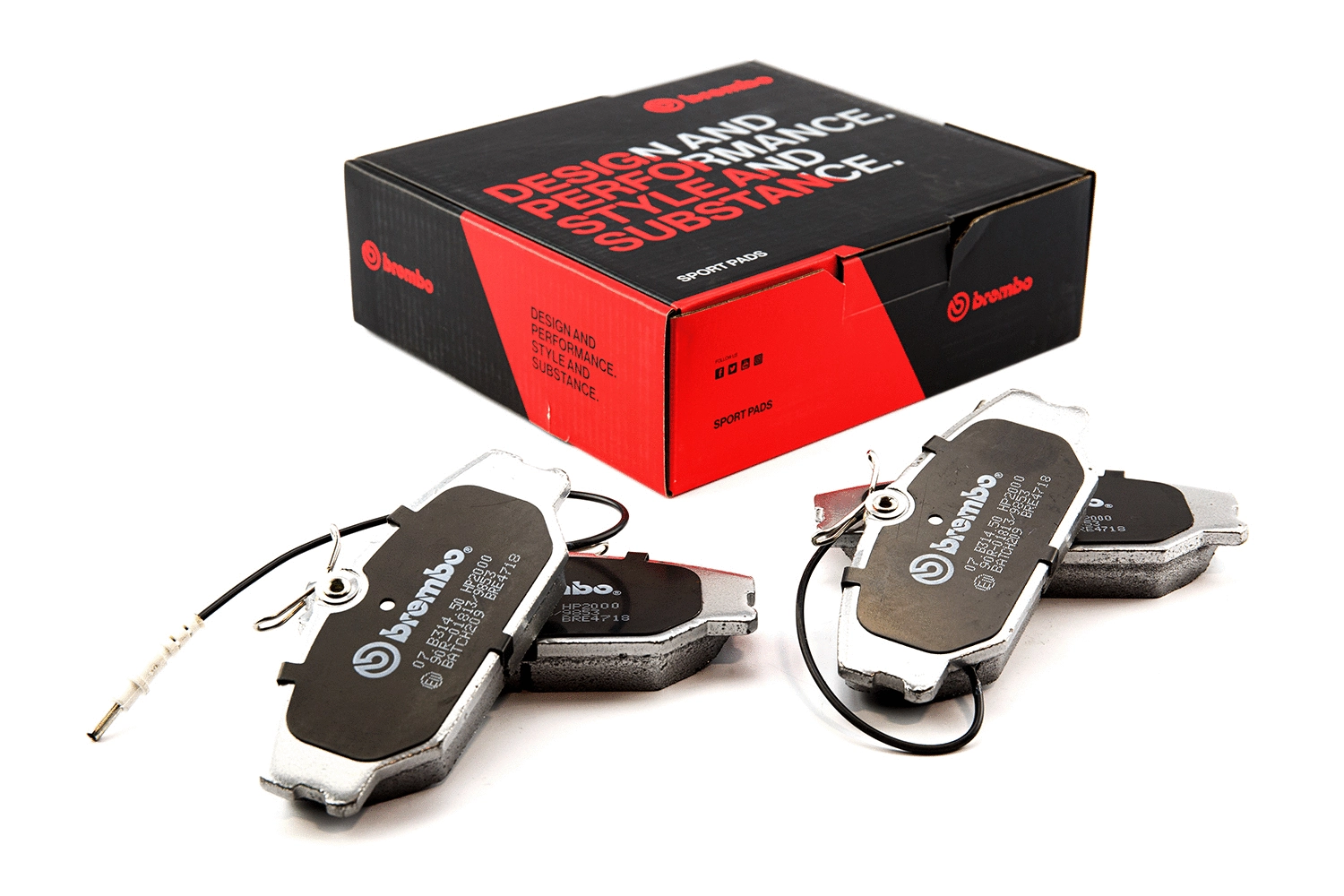 High Performance Brake Pad Set (07.B314.50)