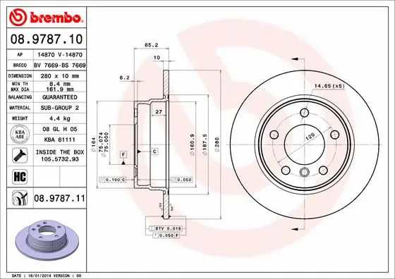 Brake Disc (08.9787.10)