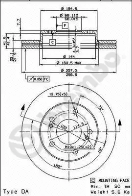 Brake Disc (09.5449.20)