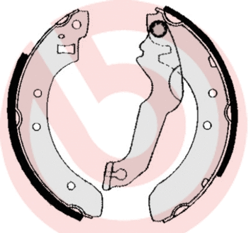Brake Shoe Set (S 24 507)