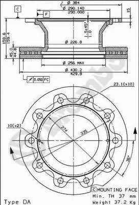 Brake Disc (09.8472.10)