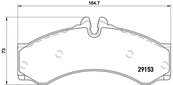 Brake Pad Set, disc brake (P 50 028)