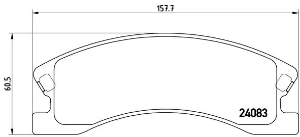 Brake Pad Set, disc brake (P 37 008)
