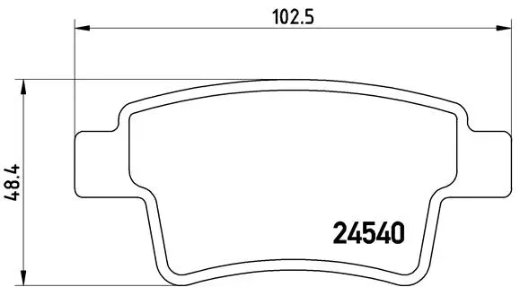 Brake Pad Set, disc brake (P 61 085)