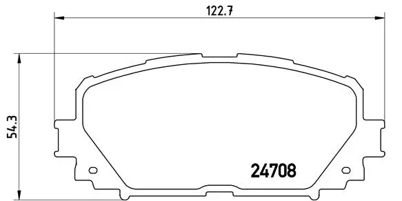 Brake Pad Set, disc brake (P 83 101)