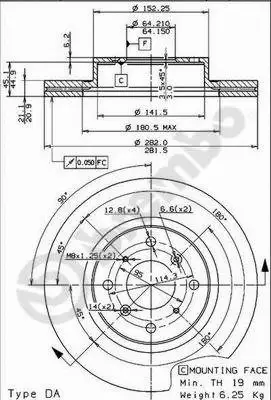 Brake Disc (09.5251.10)
