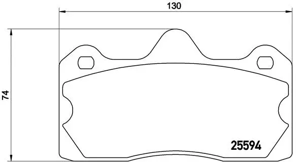 Brake Pad Set, disc brake (P 47 002)