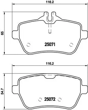 Brake Pad Set, disc brake (P 50 103)