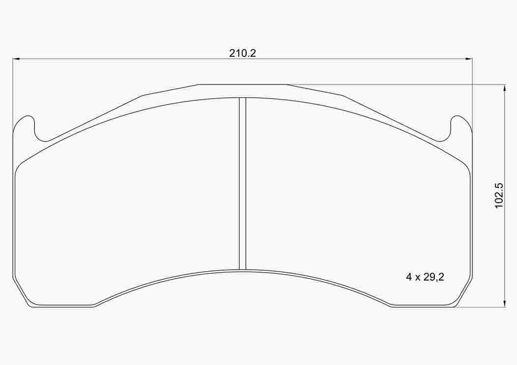 Brake Pad Set, disc brake (P C7 005)