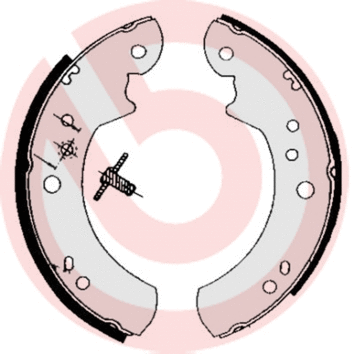 Brake Shoe Set (S 24 512)
