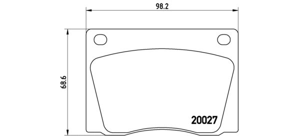 Brake Pad Set, disc brake (P 36 001)