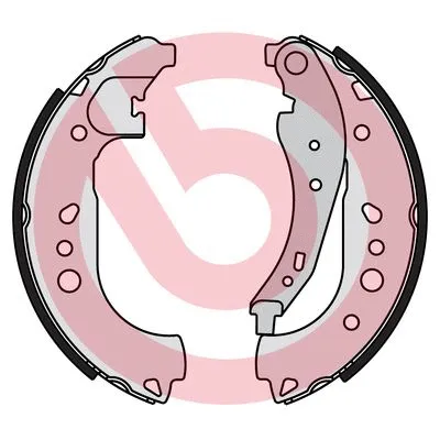 Brake Shoe Set (S 68 550)